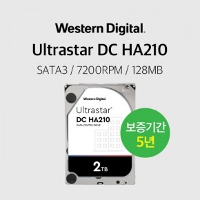 WD 2TB Ultrastar DC HA210 HUS722T2TALA604