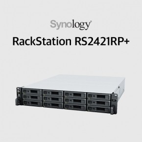 시놀로지 RackStation NAS 12베이 (하드미포함) RS2421RP+[설치지원]