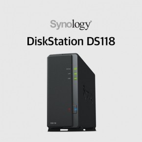 시놀로지 DiskStation NAS 1베이 (하드미포함) DS118 [설치지원]
