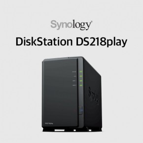 시놀로지 DiskStation NAS 2베이 (하드미포함) DS218play[설치지원]