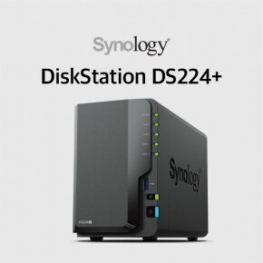 시놀로지 DiskStation NAS 2베이 (하드미포함) DS224+ [설치지원]