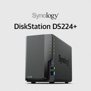 시놀로지 DiskStation NAS 2베이 (하드미포함) DS224+ [설치지원]