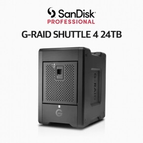 샌디스크 프로페셔널 G-RAID SHUTTLE 4 24TB